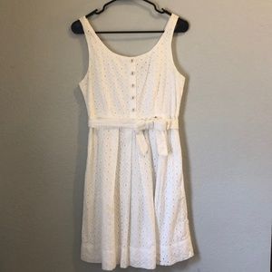 White lace dress